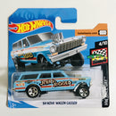 2019 Hot Wheels HW Race Day 64 Chevy Nova Wagon Gasser celeste 5SP Blíster Europeo