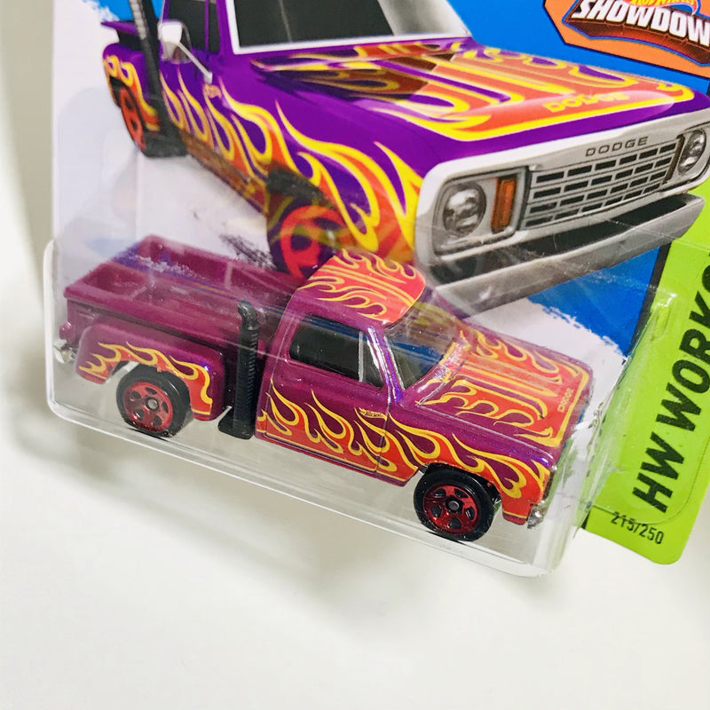 2015 Hot Wheels HW Workshop 78 Dodge morado 5SP Blíster Europeo