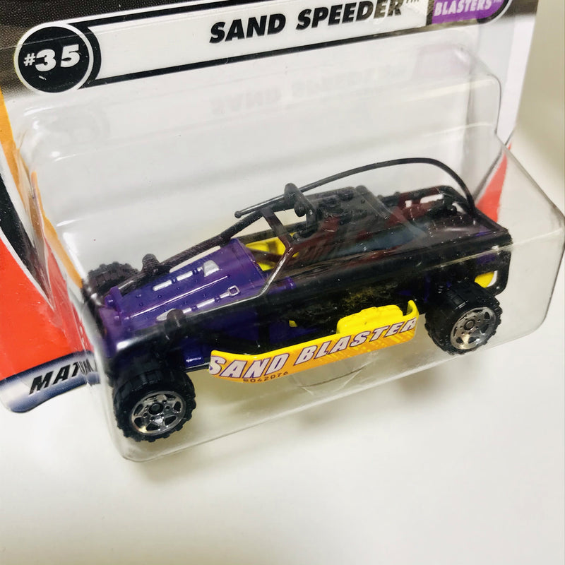 2001 Matchbox Sand Blasters Sand Speeder Dune Buggy negro