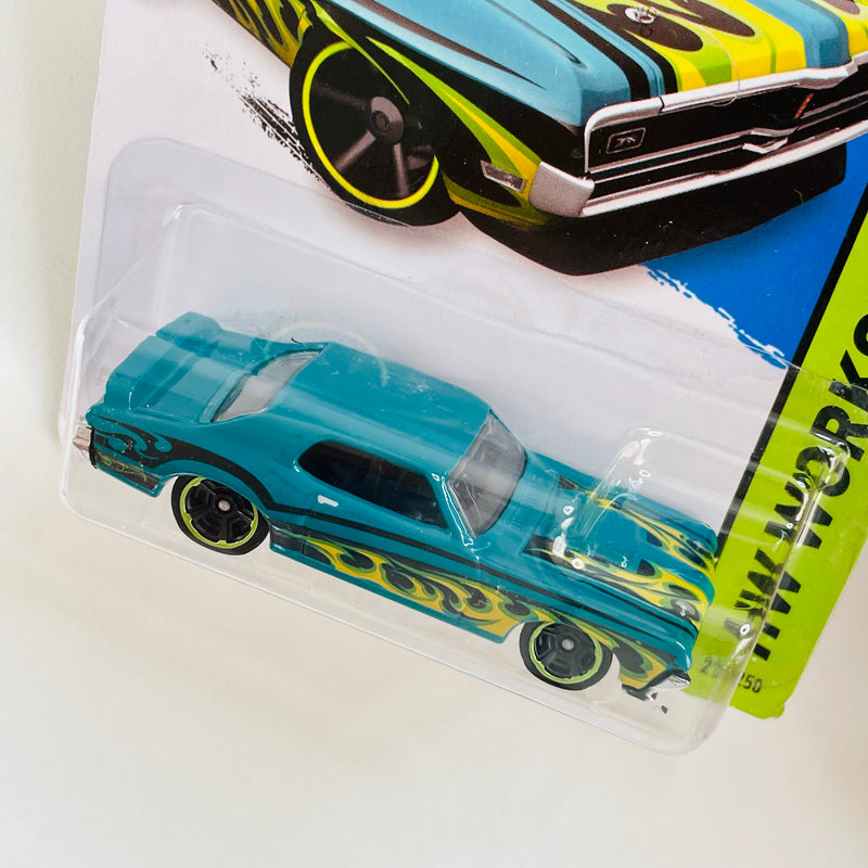 2014 Hot Wheels HW Workshop 69 Mercury Cougar Eliminator verde MC5