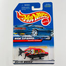 2000 Hot Wheels Seein’ 3-D Series Propper Chopper rojo
