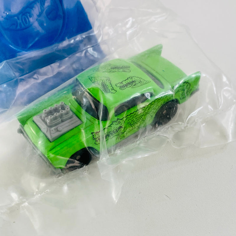 1993 Hot Wheels McDonalds Happy Meal Totally Toy Holiday Promotional Tattoo Machines 57 Chevy verde 5SP