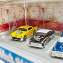 1999 Hot Wheels Target Exclusive Drive-In Hot Wheels Hot Nights Set de 4 - 57 Chevy, Purple Passion, 59 Caddy, 59 Chevy Impala