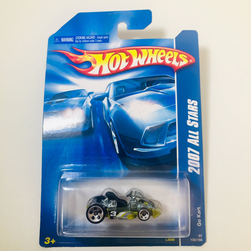 2007 Hot Wheels All Stars Go Kart verde 5DOT