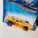 2005 Hot Wheels First Editions Torpedoes Bullet Nose 043 amarillo 5SP base ZAMAC