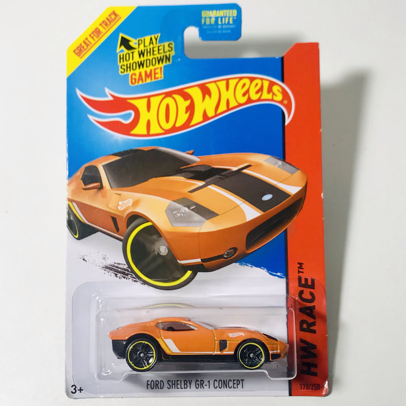 2015 Hot Wheels HW Race Ford Shelby GR-1 Concept naranja PR5
