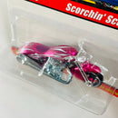 2005 Hot Wheels Classics Series 1 Scorchin' Scooter rosado spectraflame MC3