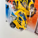2011 Hot Wheels HW Video Game Heroes Hyper Mite amarillo PR5 con 5SP