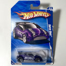 2010 Hot Wheels Nightburnerz Super Gnat morado J5
