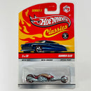 2009 Hot Wheels Classics Series 5 Hammer Sled rojo spectraflame MC5 base ZAMAC