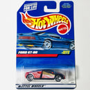 1999 Hot Wheels Ford GT-90 1073 rojo SB base ZAMAC