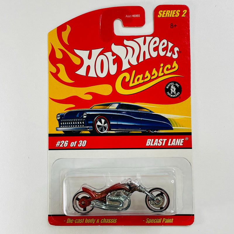 2006 Hot Wheels Classics Series 2 Blast Lane naranja spectraflame MC3