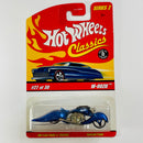 2007 Hot Wheels Classics Series 2 W-Oozie azul spectraflame MC3 base ZAMAC