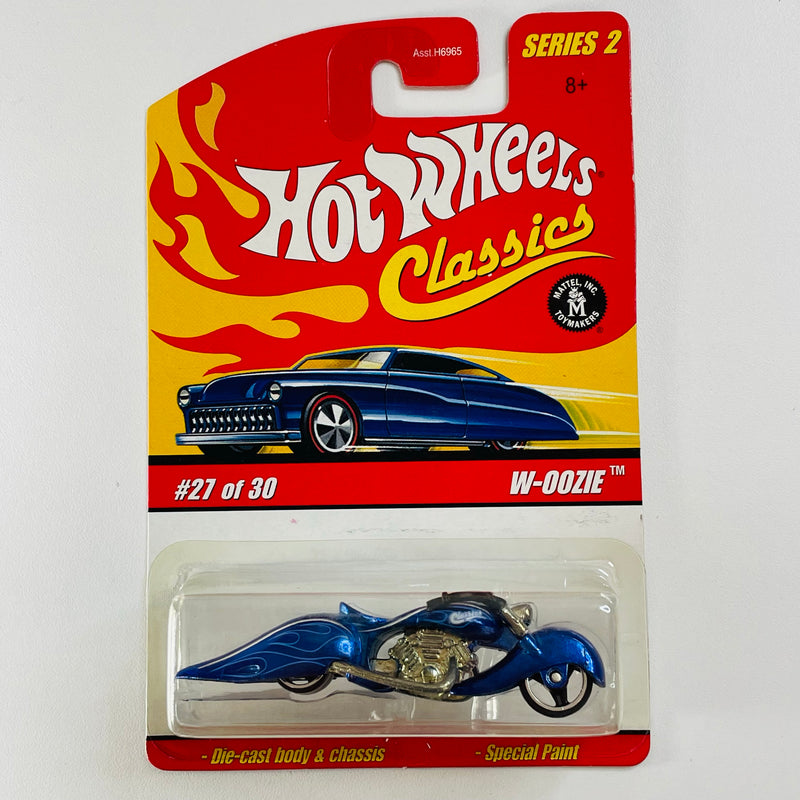 2007 Hot Wheels Classics Series 2 W-Oozie azul spectraflame MC3 base ZAMAC