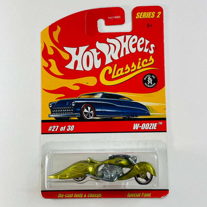 2007 Hot Wheels Classics Series 2 W-Oozie verde spectraflame MC3 base ZAMAC