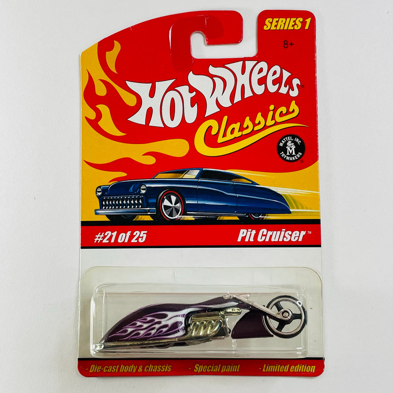 2005 Hot Wheels Classics Series 1 Pit Cruiser morado spectraflame MC3