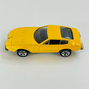 2000 Hot Wheels First Editions Ferrari 365 GTB/4 amarillo 5SP base ZAMAC variante Logo Ferrari con bandera italiana - Loose