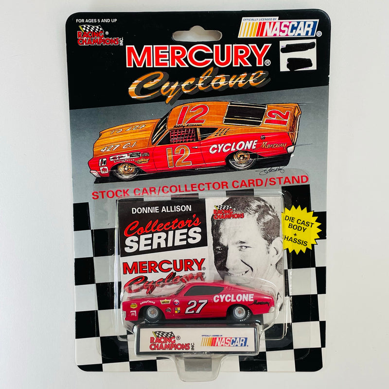 1993 Racing Champions NASCAR Collectors Series Donnie Allison 27 1969 Mercury Cyclone rojo