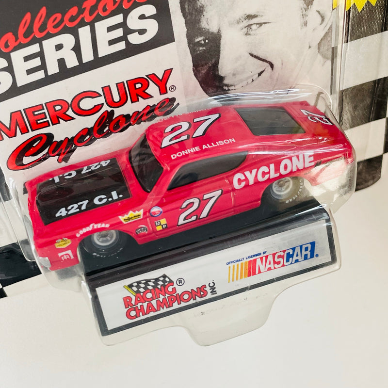 1993 Racing Champions NASCAR Collectors Series Donnie Allison 27 1969 Mercury Cyclone rojo