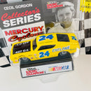 1993 Racing Champions NASCAR Collectors Series Cecil Gordon 24 1969 Mercury Cyclone amarillo