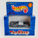 1999 Hot Wheels Limited Edition Toy Shop Magazine 63 T-Bird Ford negro Llantas de Goma RR base ZAMAC