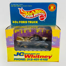 1999 Hot Wheels Limited Edition 1/10,000 JC Whitney 40 Ford Pickup negro PC6