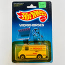 1989 Hot Wheels Workhorses Delivery Truck blanco BW