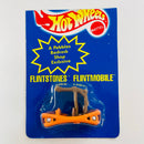 1995 Hot Wheels A Pebbles Bedrock Shop Exclusive Mail-in Cereal Promo Flintstones Flintmobile naranja
