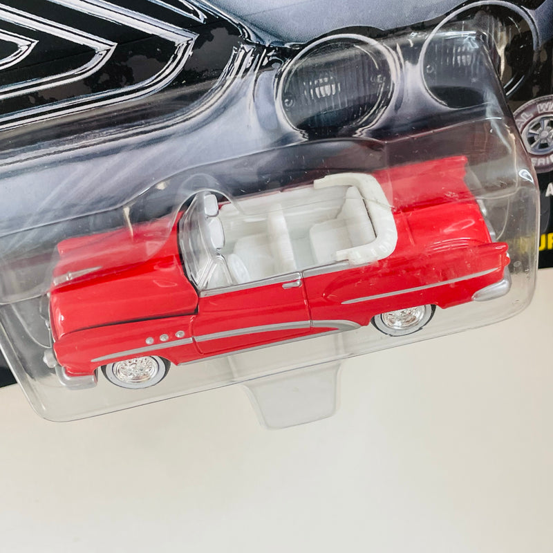 2000 Johnny Lightning American Chrome 1953 Buick Super rojo Llantas de Goma