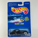 1995 Hot Wheels Talbot Lago 250 negro metálico WW base ZAMAC
