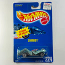 1993 Hot Wheels Zombot 224 celeste cromado UH base ZAMAC