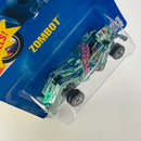 1993 Hot Wheels Zombot 224 celeste cromado UH base ZAMAC