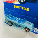 1990 Hot Wheels Mini Truck 89 turquesa UH Primera Edición
