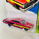 2014 Hot Wheels HW Workshop Custom 64 Ford Galaxie 500 rojo metálico PR5