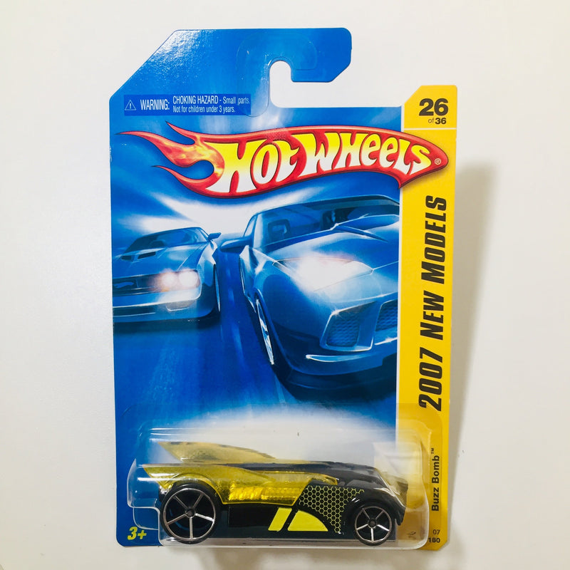 2007 Hot Wheels New Models Buzz Bomb negro OH5