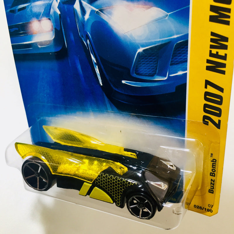 2007 Hot Wheels New Models Buzz Bomb negro OH5