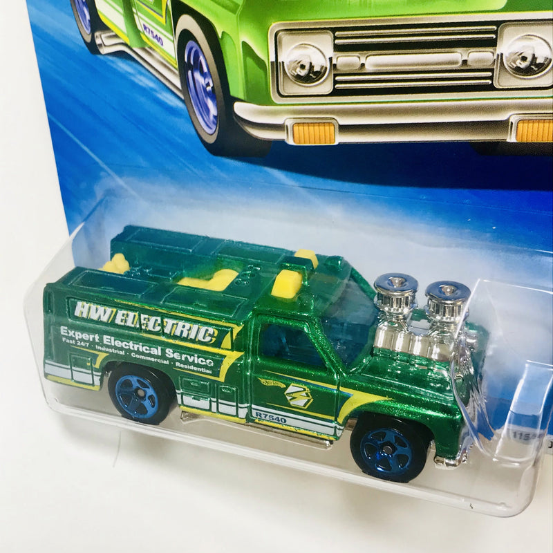 2010 Hot Wheels HW City Works Rescue Ranger verde 5SP