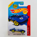 2015 Hot Wheels HW Race Corvette Grand Sport Roadster azul 5SP Primera Edición