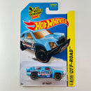 2015 Hot Wheels HW Off-Road Off Track celeste MC5 base ZAMAC