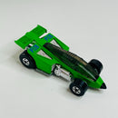 1992 Hot Wheels Speed Points Shadow Jet 182 verde BW base ZAMAC variante tampo Inter Cooled color verde - Loose