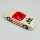 1993 Hot Wheels New Paint Style Custom Corvette 200 blanco UH variante Tampos con Borde Delgado - Loose