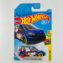 2018 Hot Wheels HW Art Cars Hot Wheels Ford Transit Connect azul 5SP