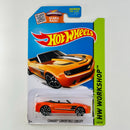 2015 Hot Wheels HW Workshop Chevrolet Camaro Convertible Concept naranja TRAP5