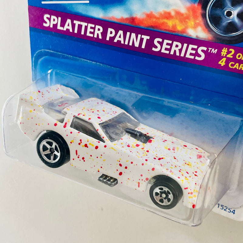 1996 Hot Wheels Splatter Paint Series Ford Side-Splitter blanco 5SP base ZAMAC