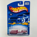 2001 Hot Wheels 63 T-Bird Ford 142 rojo metálico LW base ZAMAC