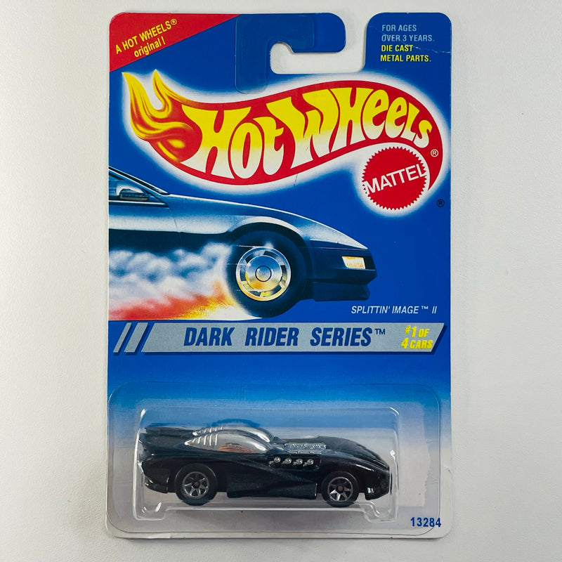 1995 Hot Wheels Dark Rider Series Splittin Image II negro 7SP