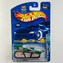 2003 Hot Wheels Alt Terrain Treadator 166 verde metálico MGW