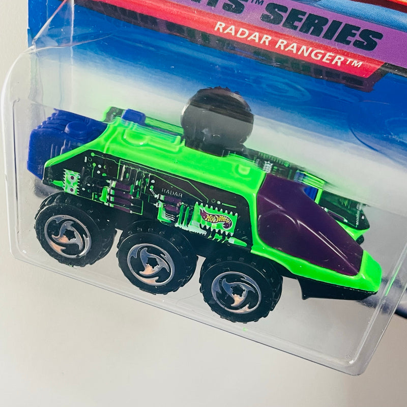 1998 Hot Wheels Techno Bits Series Radar Ranger verde SB