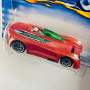 2001 Hot Wheels First Editions Monoposto 031 naranja metálico LW Primera Edición