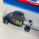 1998 Hot Wheels First Editions 32 Ford negro SB variante Tarjeta Auto Rojo